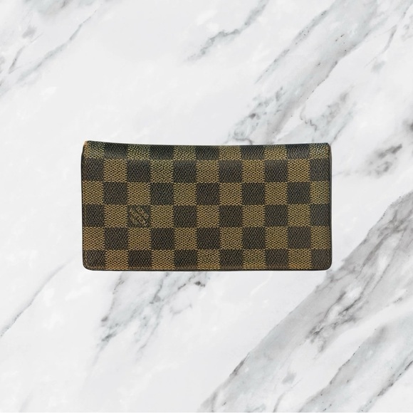 Louis Vuitton Authentic Camier Porte Valeurs Cartes Long Wallet Passport Holder - Picture 1 of 9
